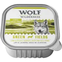 Wolf of Wilderness Adult 6 x 300 g - Green Fields - lam