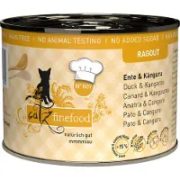 Catz Finefood Økonomipakke Ragout 24 x 190 g - No.607 Kenguru og And 6 x 190 g