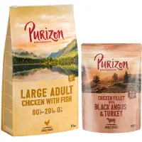 Purizon Large Adult Kylling & Fisk - kornfri - 12 kg