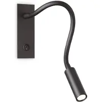 Ideal Lux Io LED-innfellingslampe, svart
