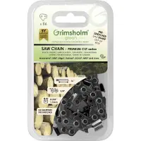 Grimsholm 16" 56dl 3/8" 1,3 mm motorsagkjede med førsteklasses kutt