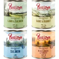 Purizon Økonomipakke Original 12 x 800 g - Mix-pakke 4 varianter
