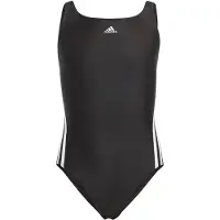Adidas Badedrakt - 3S badedrakt - Svart/Hvit - - 5 år (110) - Badetøy