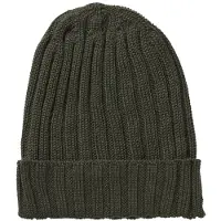Chevalier Point Wool Beanie Dark Green One Size