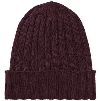 Chevalier Point Wool Beanie Wine Red One Size