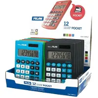 Milan Displayboks 12 Kalkulatorer 8-sifret Lomme