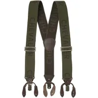 Chevalier Logo Suspenders Dark Green One Size
