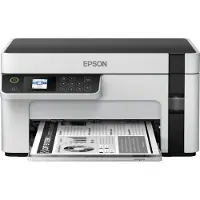 Epson EcoTank ET-M2120 - Multifunksjonsskriver - S/H - ink-jet - A4/Legal (medie) - opp til 15 spm (trykking) - 150 ark - USB, Wi-Fi - hvit