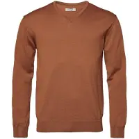 Chevalier Aston V-Neck Merino Pullover Men Amber 2XL