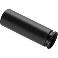 Geberit Peh toilettilsl.rør Ø90 - med læbetætn. lige til vægtoilet sort