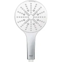 GROHE Rainshower SmartActive 130, Håndholdt dusjhode, Hvit, Vegg, 9,5 l/min