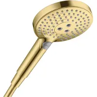 Hansgrohe HG RD Select S 120 håndbruser - 3jet, poleret guld-optik