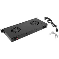 Lanberg Ak-1502-b 19" 1u Ventilasjonspanel