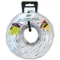 EDM Rull Med Flettet Tekstilkabel 3x2.5 Mm 5 M