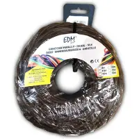 EDM Rull Med Flettet Tekstilkabel 3x2.5 Mm 5 M