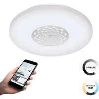 Eglo connect Capasso-Z LED-taklampe CCT