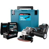 Makita GA029GM201, 8500 RPM, 12,5 cm, Batteri, 4 Ah, 3 kg, Børsteløs motor - SOLO