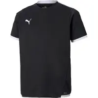 Puma teamLIGA Football Jersey Youth, Clothing, Black/White, 13-14Y