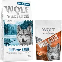 Wolf of Wilderness Adult "Blue River" - Frttgående kylling & laks - 12 kg