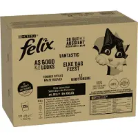 Felix Jumbopakke: Latz "As good as it looks" 120x85g/100g - 120 x 85 g Fiskeblanding 4 sorter