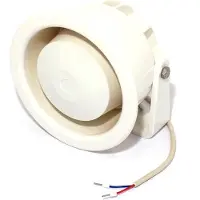 Visaton VS-DK133-8, 1.0 kanaler, 10 W, 570 – 4400 Hz, 8 O, Hvit