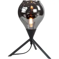 Highlight Bordlampe Cambio, svart/røyk
