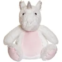 Teddykompaniet Kosedyr - Selvlysende Enhjørning - 22 cm - Hvit - - OneSize - Kosedyr