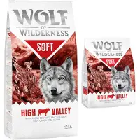 Wolf of Wilderness "Soft - High Valley" - Storfekjøtt - Økonomipakke: 2 x 12 kg
