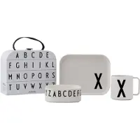 Design Letters Spisesett - Tritan - 3 Deler - Klassikere i en ko - - OneSize - Spisesett