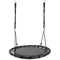 Iso Trade Gyngestativ hengende fuglerede, 100 cm - svart