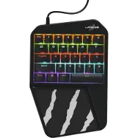 URage Exodus 410 One-Handed - Tastatur - Svart