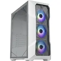 Cooler Master MasterBox TD500 Mesh V2 - Mid tower - SSI CEB - sidepanel med vindu (herdet glass) - ingen strømforsyning (ATX) - hvit - USB/lyd