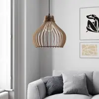 TEMAR LIGHTING Hengelampe Barrel 1 lyskilde, Ø 38 cm