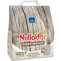 Nullodor Kattesand Paper Recyclé - 2 x 10 l