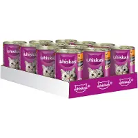Whiskas 1 + Boks 12 x 400 g - 1 + Fjærkre i saus