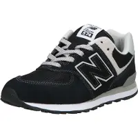 New Balance unisex for kids. GC574V1 Trainers 574 black (22.5 W), Flat, Laces, Casual, Sport, children's fashion