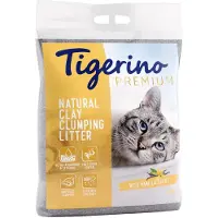 Tigerino Premium kattesand med vaniljeduft 12kg - Økonomipakke: 2 x 12 kg