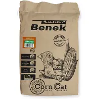 Benek Super Corn Cat Friskt Gress - 25 l (ca. 15,7 kg)