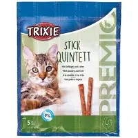 Trixie Premio Quadro-Sticks, Fjerkræ/Lever 5 × 5 g - (24 pk/ps)