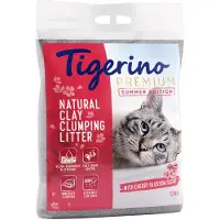 Tigerino Premium kattesand med duft av kirsebærblomster 12kg - 12 kg