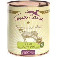 Terra canis 6 x 800 g - Kalv med hirse, agurk, gul melon og ramsøk