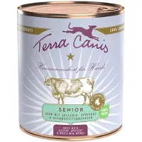 Terra canis Senior kornfritt 6 x 800 g - Okse med selleri, aprikos og helseurter
