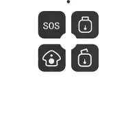 WOOX R7054 - Fjernkontroll - trådløs - ZigBee 3.0 - 2.4 - 2.483 GHz