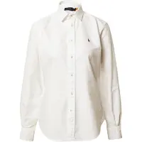 Ralph Lauren for woman. 211891377003 Slim fit oxford shirt white (40), Casual, Cotton, Classic, Long sleeve