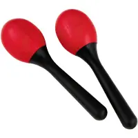 Nino Percussion by Meinl Plastic Egg Maracas Red