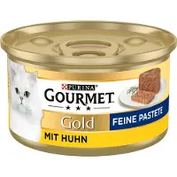 Gourmet Blandet pakke Gold 24 x 85 g - Fine Paté: Storfe + Kylling