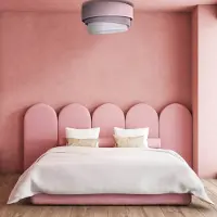 Duolla Taklampe Pastell Trio Ø 60 cm rosa/grå/lys grå