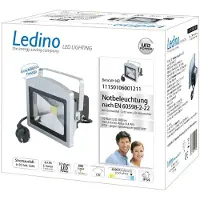 Ledino LED-spotlight Benrath NB, nødbelysning med oppladbart batteri