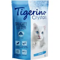 Tigerino Crystals Fun - Fargerik kattesand - Blå 3 x 5 l