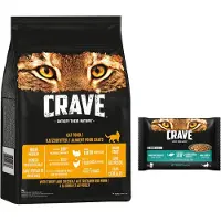 Crave Cat Adult Turkey & Chicken - 2 x 7 kg